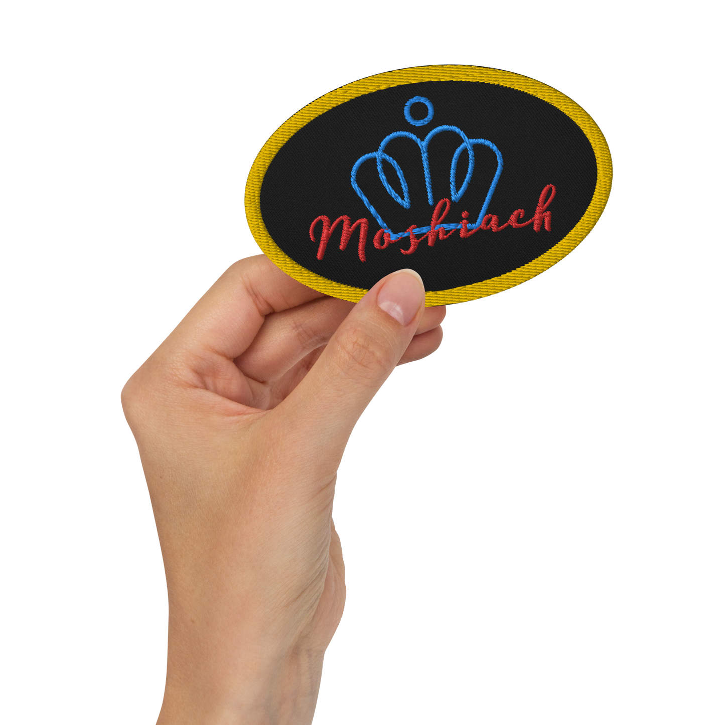 The Moshiach Patch (oval)