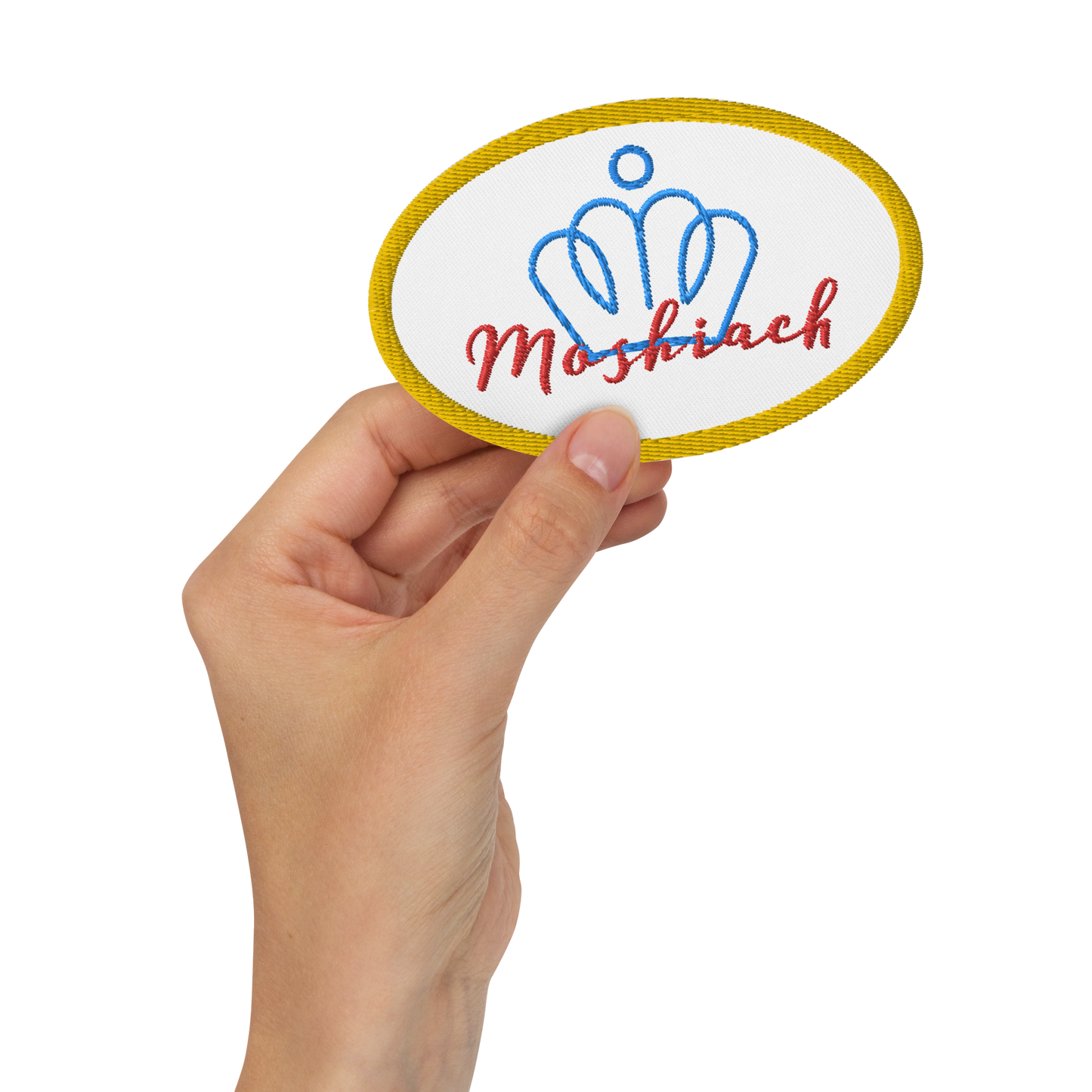 The Moshiach Patch (oval)